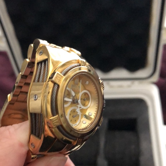 Womens Invicta bolt zeus gold Jason Taylor Limited Edition #14608 VERY RARE - Picture 14 of 17